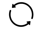  A circular arrow icon