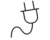 Power cord icon.