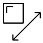 Ice with an arrow icon