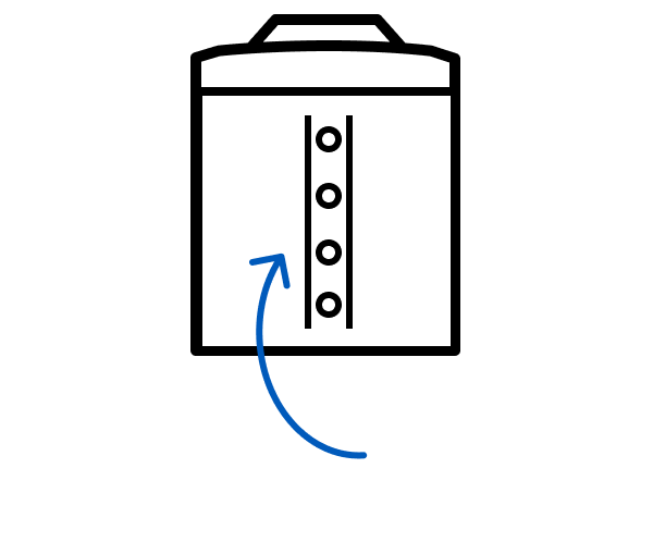 Folded dress shirt icon