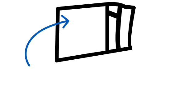 Folded casual pants icon