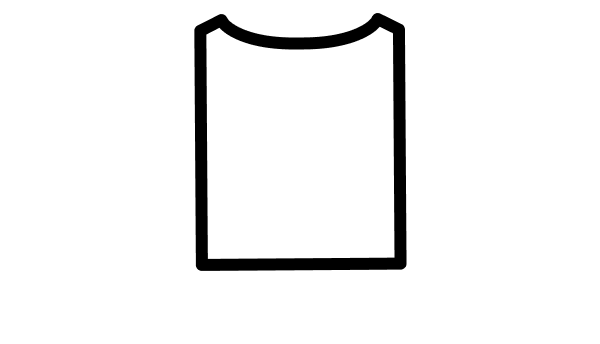 Folded t-shirt icon