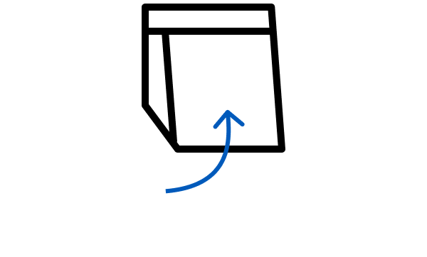 Folded shorts icon