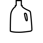 Detergent bottle icon