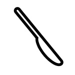 Dull knife icon