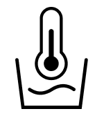 Water and thermometer icon