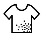 Dirty shirt icon
