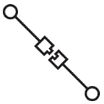 Complete electrical wiring icon