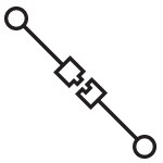 Complete electrical wiring icon