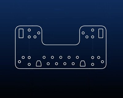 A microwave mounting plate.