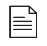 Instruction paper icon