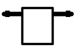 Towel on a drying rack icon