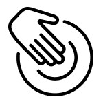 Hand washing dish icon