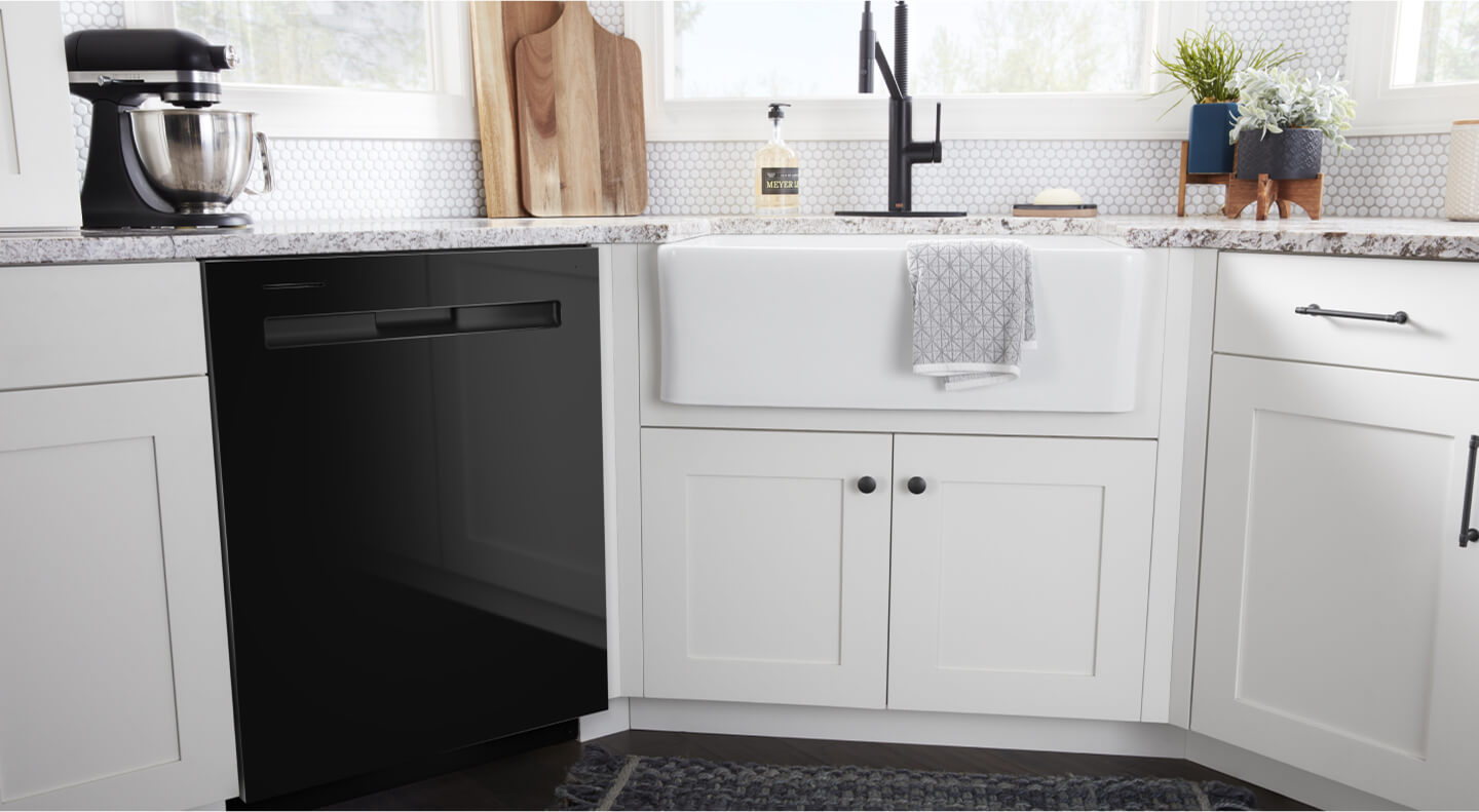 Black Maytag® dishwasher