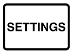 Settings button icon