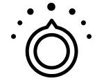 Washer settings knob icon