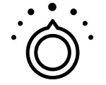 Washer settings knob icon