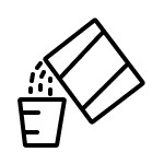 Baking soda container icon