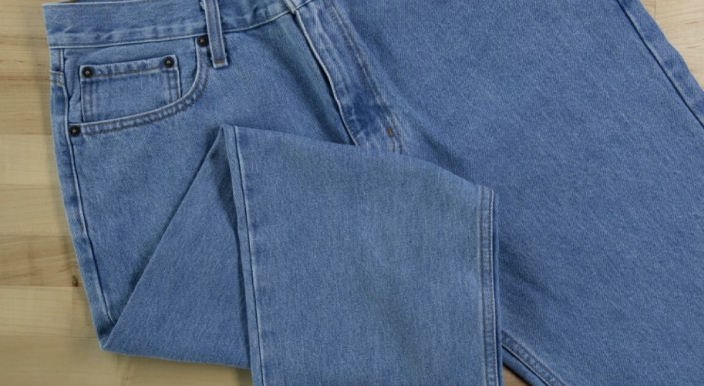 A clean pair of jeans A clean pair of jeans