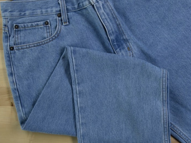A clean pair of jeans A clean pair of jeans