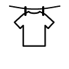 Hang dry icon