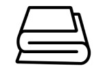 Folded towel icon