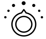  Washing machine dial icon