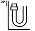 Pipe measurement icon