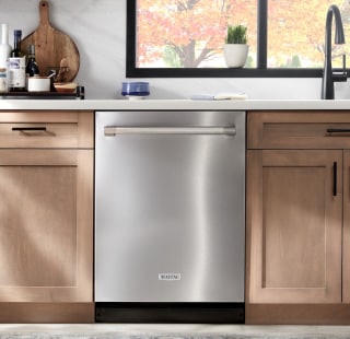 Maytag® dishwasher set in cabinetry