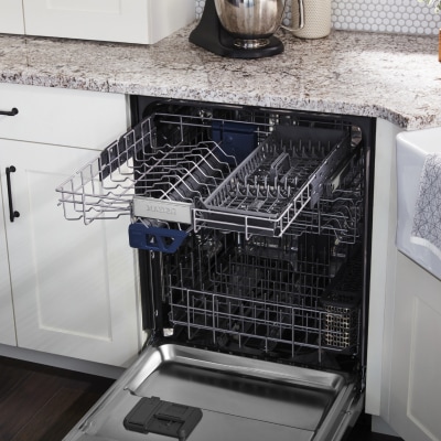Open dishwasher