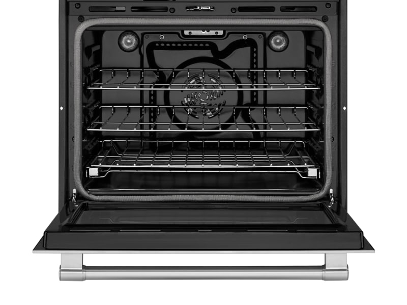 An open oven An open oven