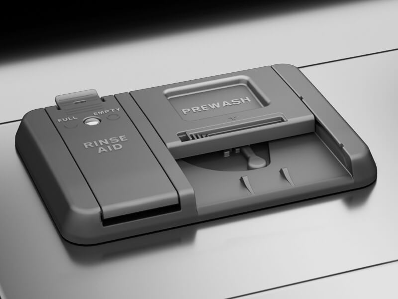 A dishwasher dispenser