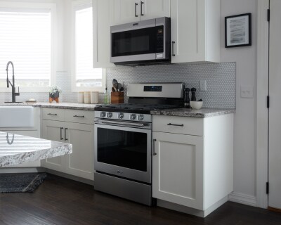 A built-in Maytag® microwave