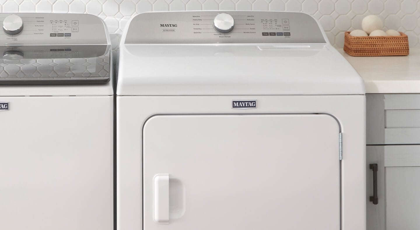 Maytag® Pet Pro Top Load Washer and Top Load Electric Dryer