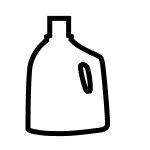 Detergent bottle icon