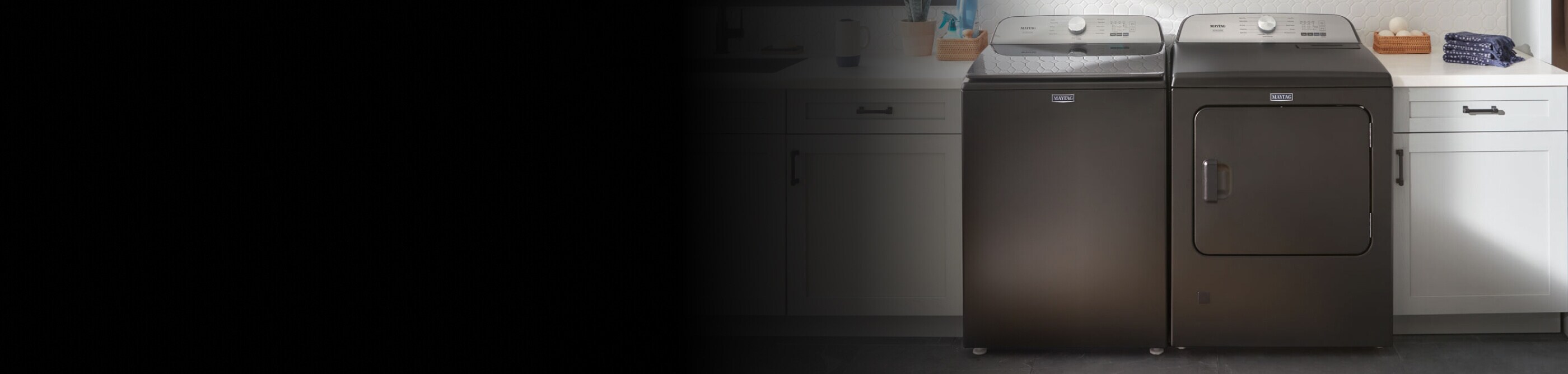 Laundry room featuring washer and dryer