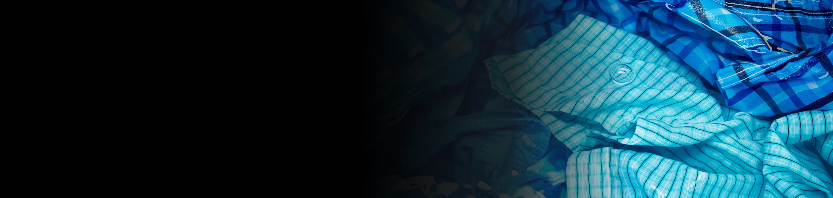 Clothes soaking in water