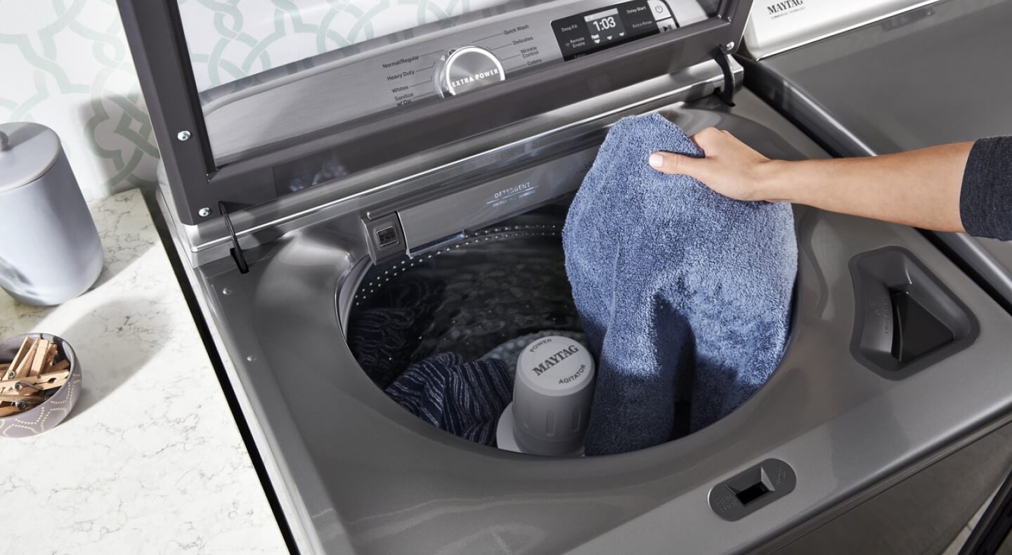 A Maytag® washing machine.
