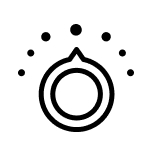 Washing machine dial icon