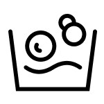 Bubbles in water icon