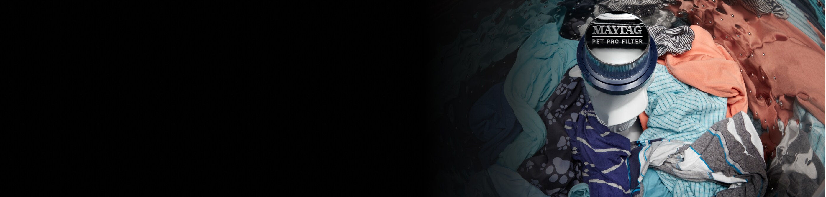 Laundry in a Maytag® Pet Pro Washer