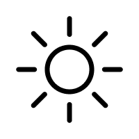 Sun icon