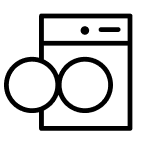 Washing machine icon.