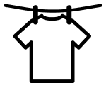 Hanging shirt icon