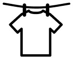 Hanging shirt icon