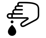Bleeding finger icon