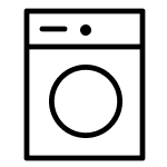 Front load dryer icon