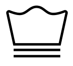 Machine wash gentle cycle icon