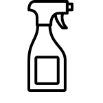 Disinfectant spray icon
