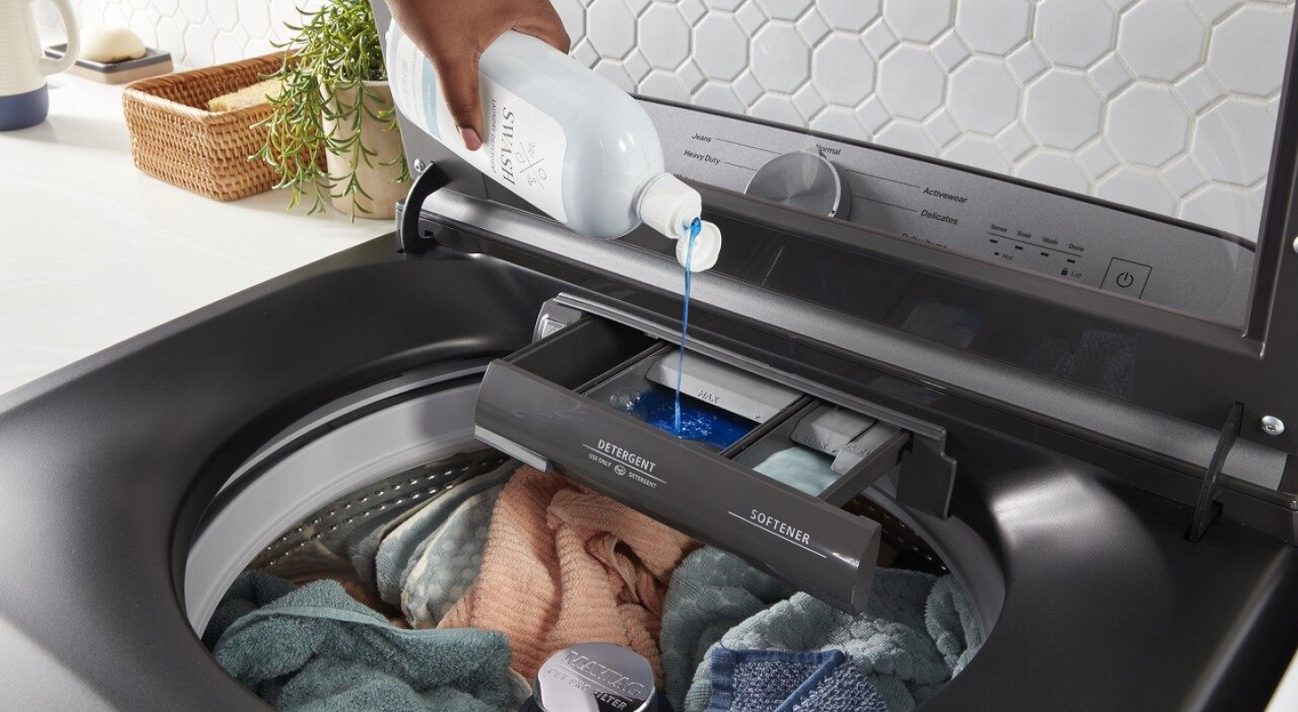 Swash® detergent in a washer Swash® detergent in a washer